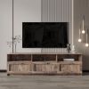 Modern minimalist TV cabinet 80 inch TV stand, open locker Living Room Bedroom