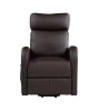 Ricardo Recliner w/Power Lift; Brown PU