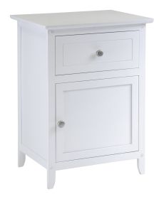 Night Stand Accent Table with Drawer