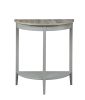 Justino Console Table in Gray Oak & Gray