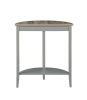 Justino Console Table in Gray Oak & Gray