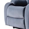 Lift Chair Recliner for Elderly Power Remote Control Recliner Sofa Relax Soft Chair Anti-skid Australia Cashmere Fabric Furniture Living Room Dusty Bl