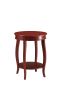 ACME Aberta Side Table in Red 82787