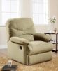 Arcadia Recliner (Motion) in Beige Microfiber YJ