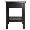 Claire Accent Table Black Finish
