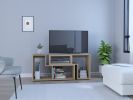 Extendable Tv Stand Houston, Living Room, Light Pine