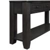 U_STYLE 55'' Modern Console Table Sofa Table for Living Room with 3 Drawers and 1 Shelf (As Same As WF299185AAB)