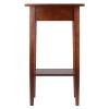 Regalia Accent Table with drawer; shelf