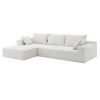[VIDEO provided] [New] 109*68" Modular Sectional Living Room Sofa Set, Modern Minimalist Style Couch, Upholstered Sleeper Sofa for Living Room, Bedroo