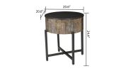 T1216 End Table Rustic Vintage