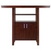 Albany High Table with Cabinet; Walnut