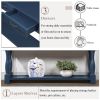 63inch Long Wood Console Table with 3 Drawers and 1 Bottom Shelf for Entryway Hallway Easy Assembly Extra-thick Sofa Table( Navy Blue)