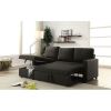 ACME Hiltons Sectional Sofa w/Sleeper in Charcoal Linen 52300