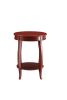 ACME Aberta Side Table in Red 82787