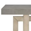 U_STYLE Contemporary Console Table with Industrial-inspired Concrete Wood Top, Extra Long Entryway Table for Entryway, Hallway, Living Room, Foyer, Co