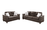 2-PCS SOFA SET in Espresso