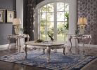 ACME Dresden Coffee Table, Vintage Bone White 88170