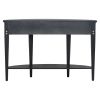 U-Style Modern Curved Console Table Sofa Table with 3 drawers and 1 Shelf for Hallway, Entryway, Living Room