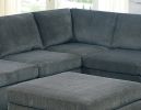 Living Room Furniture Grey Chenille Modular Sectional 9pc Set Large Family U- Sectional Modern Couch 3x Corner Wedge 4x Armless Chairs and 2x Ottoman