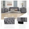 82" Mid Century Modern Sofa with Rubber Wood Legs,Velvet Upholstered Sofa Couch,Sofa with Thick Removable Seat Cushion, 3 Seater Sofa Couch for Living