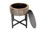 T1216 End Table Rustic Vintage