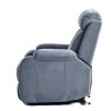 Lift Chair Recliner for Elderly Power Remote Control Recliner Sofa Relax Soft Chair Anti-skid Australia Cashmere Fabric Furniture Living Room Dusty Bl