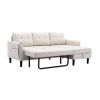 UNITED WE WIN Sectional Sofa Reversible Sectional Sleeper Sectional Sofa with Storage Chaise