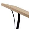 Maurice 47' Contemporary Console Table with Metal Base