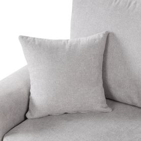 87.4"Sectional Sleeper Sofa with USB Charging Port and Plug Outlet,Pull-Out Sofa Bed with 3 Pillows, L-Shape Chaise for Living Room Small Apartment,Bl (Color: as Pic)