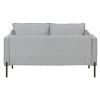 Modern Style Sofa Linen Fabric Loveseat Small Love Seats Couch for Small Spaces; Living Room; Apartment
