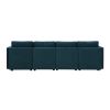 [VIDEO provided] [New] 109*54.7" Chenille Modular Sectional Sofa,U Shaped Couch with Adjustable Armrests and Backrests,6 Seat Reversible Sofa Bed with