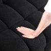 62.2length ,35.83" deepth ,human body structure for USA people, marshmallow sofa,boucle sofa ,White color,3 seater
